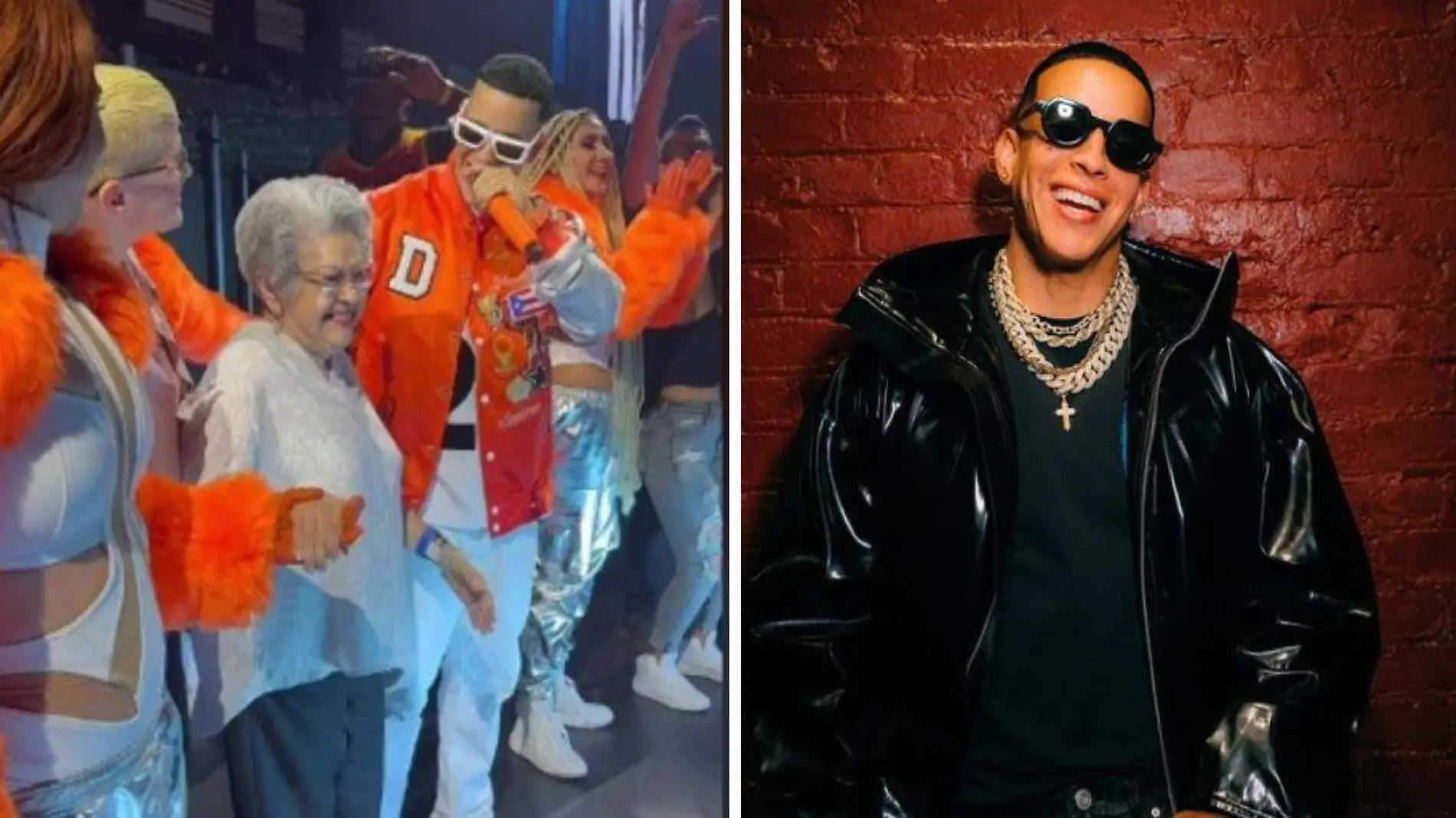 Daddy Yankee sube a abuelita al escenario y termina bailando con ella